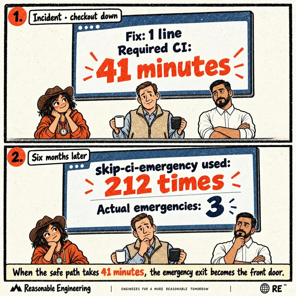 Forty-one minutes comic