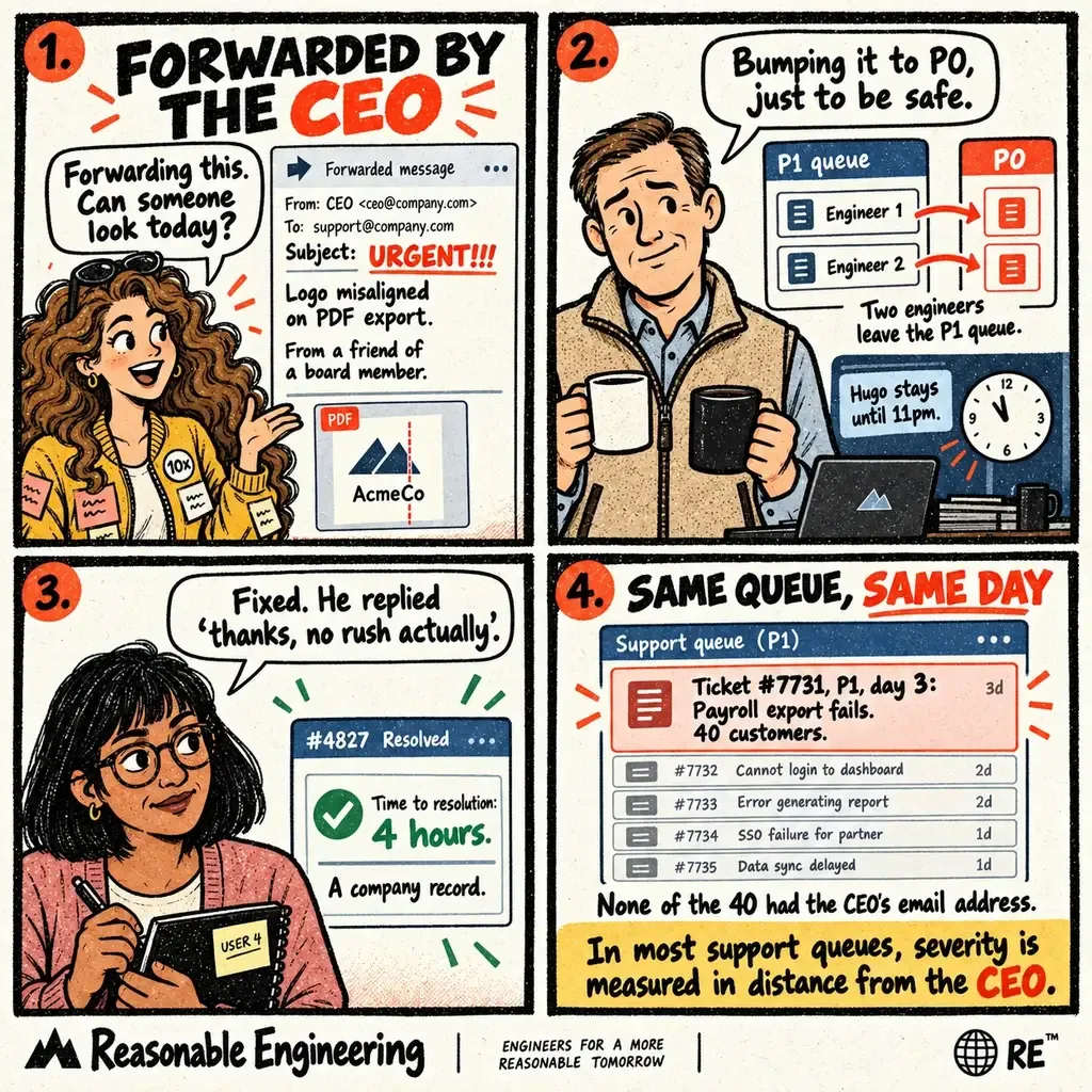 Forwarded by the CEO comic