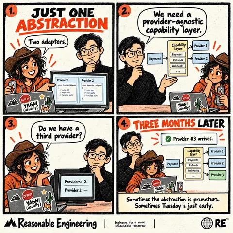 Just one abstraction comic