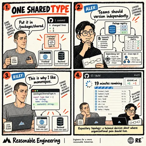 One shared type comic