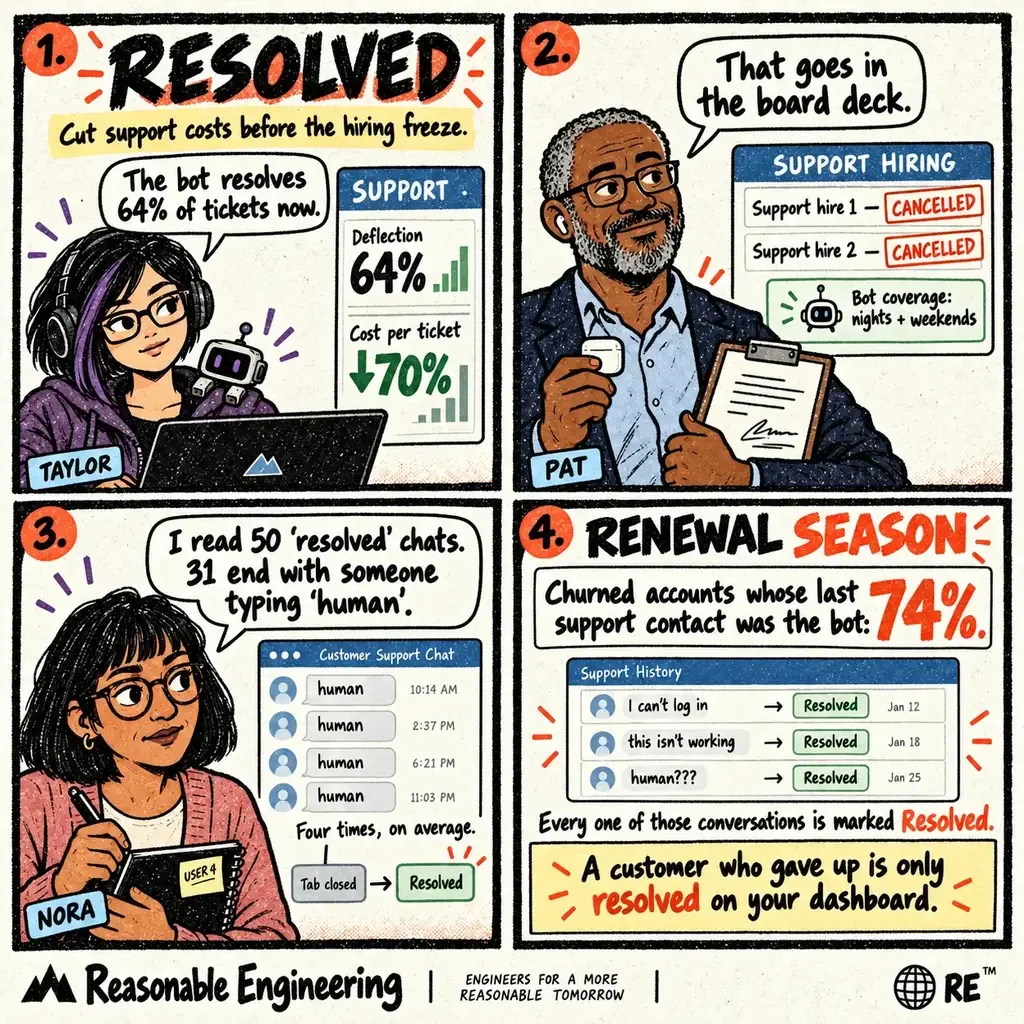 Resolved comic