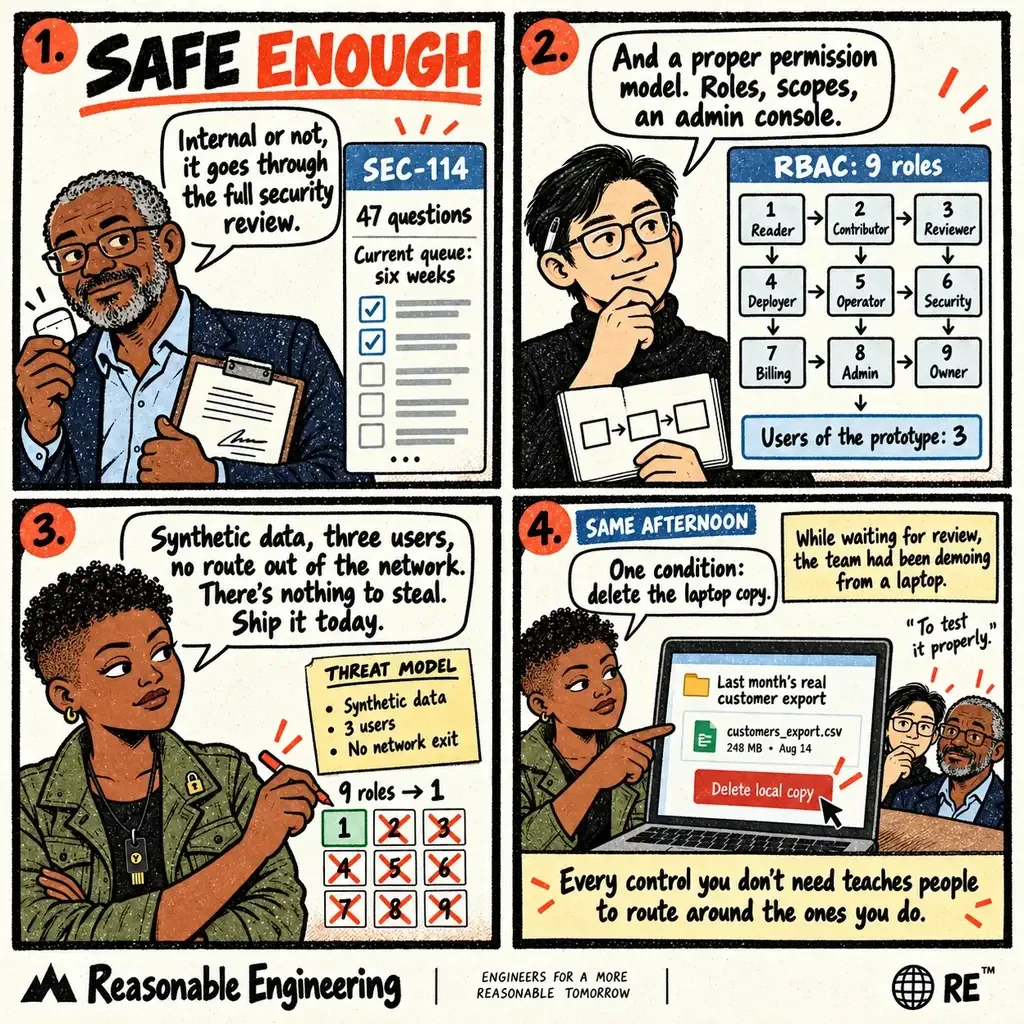 Safe enough comic