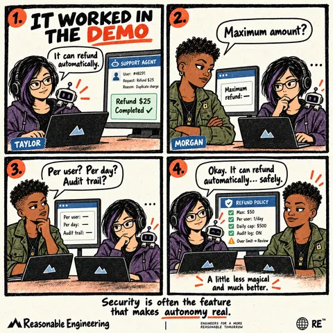 It worked in the demo comic