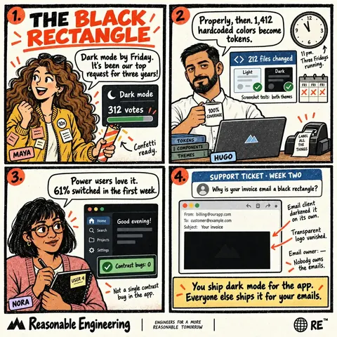 The black rectangle comic