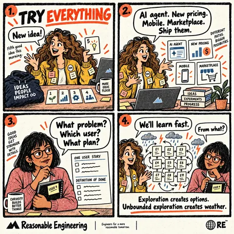 Try everything comic