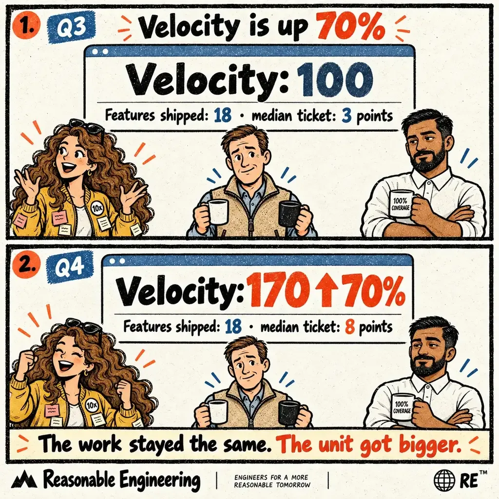 Velocity is up 70% comic