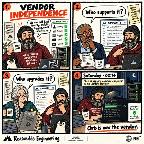 Vendor independence comic