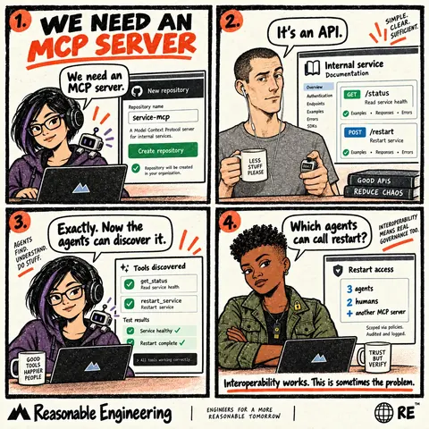 We need an MCP server comic