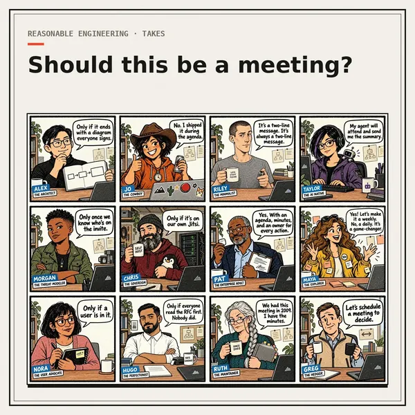 Should this be a meeting?: 12 answers